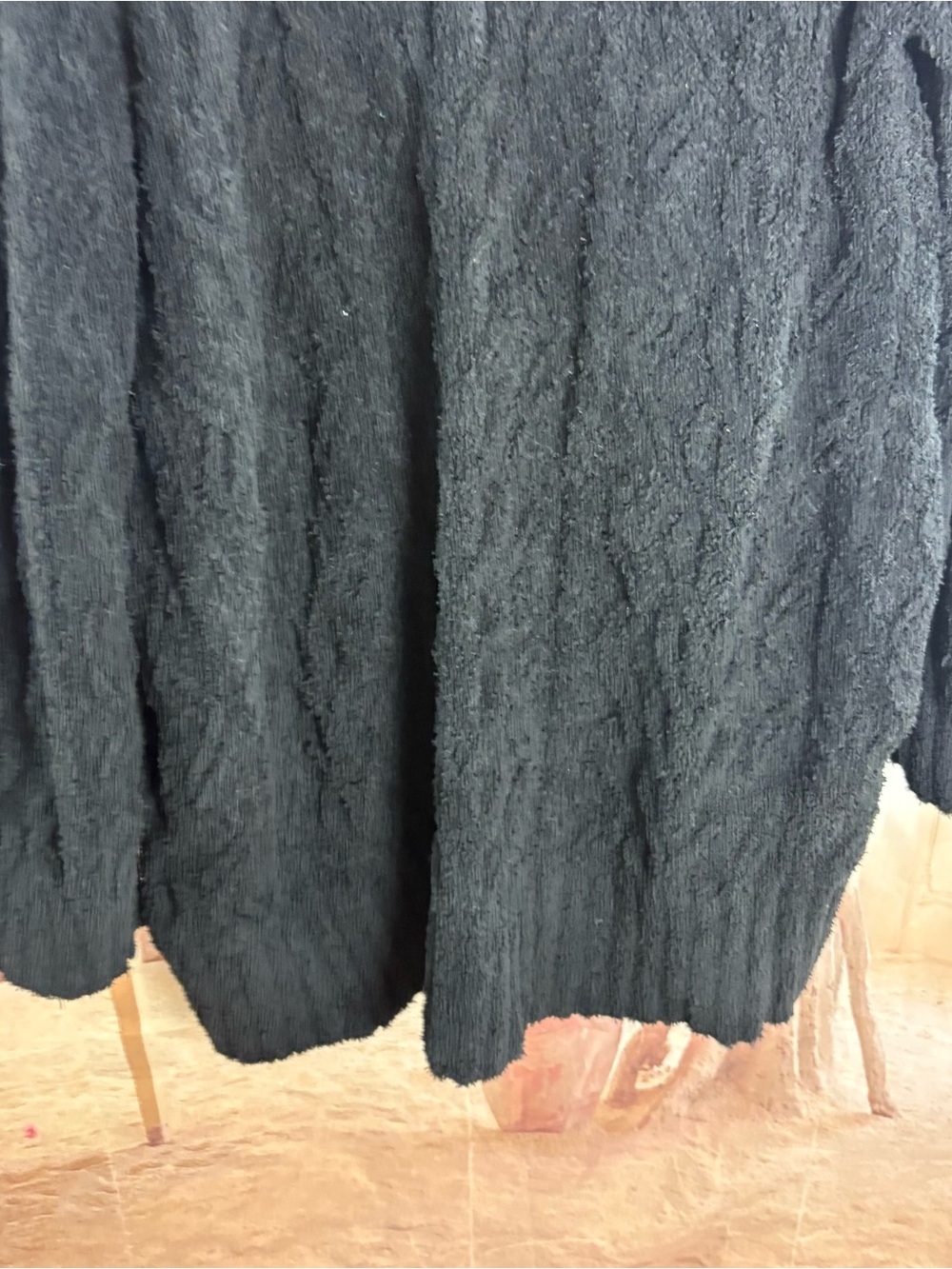NEW Barefoot Dreams Cozy Open-Front Black Women's Cardigan Sweater - Picture 7 of 9